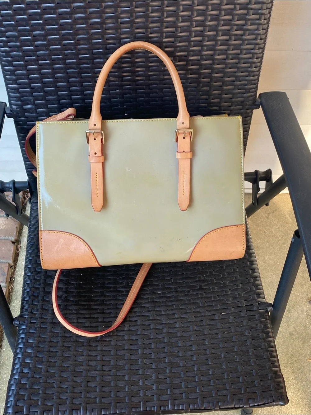 Dooney&Bourke Patent Leather Satchel/Crossbody
